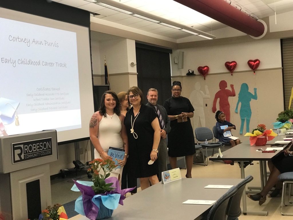 Early childhood education pinning ceremony