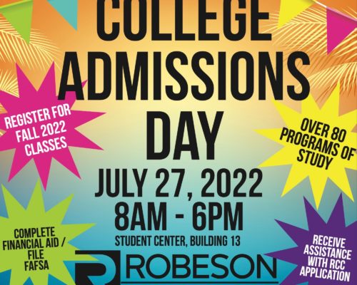 college admissions day July 27 graphic