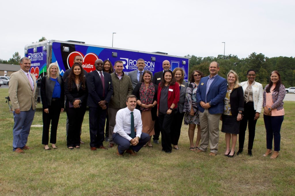 Belk Foundation visits Robeson Community College