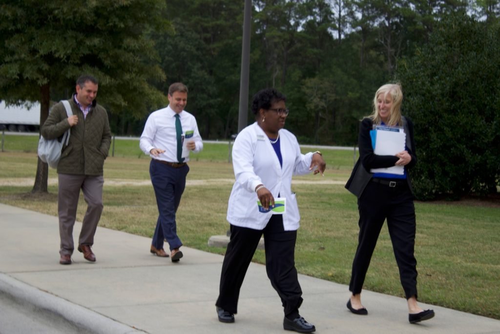 Belk Foundation visits Robeson Community College