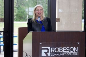 Belk Foundation visits Robeson Community College