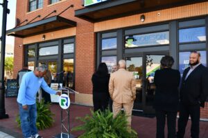 Barbershop & A.S. Thomas Center Ribbon Cutting