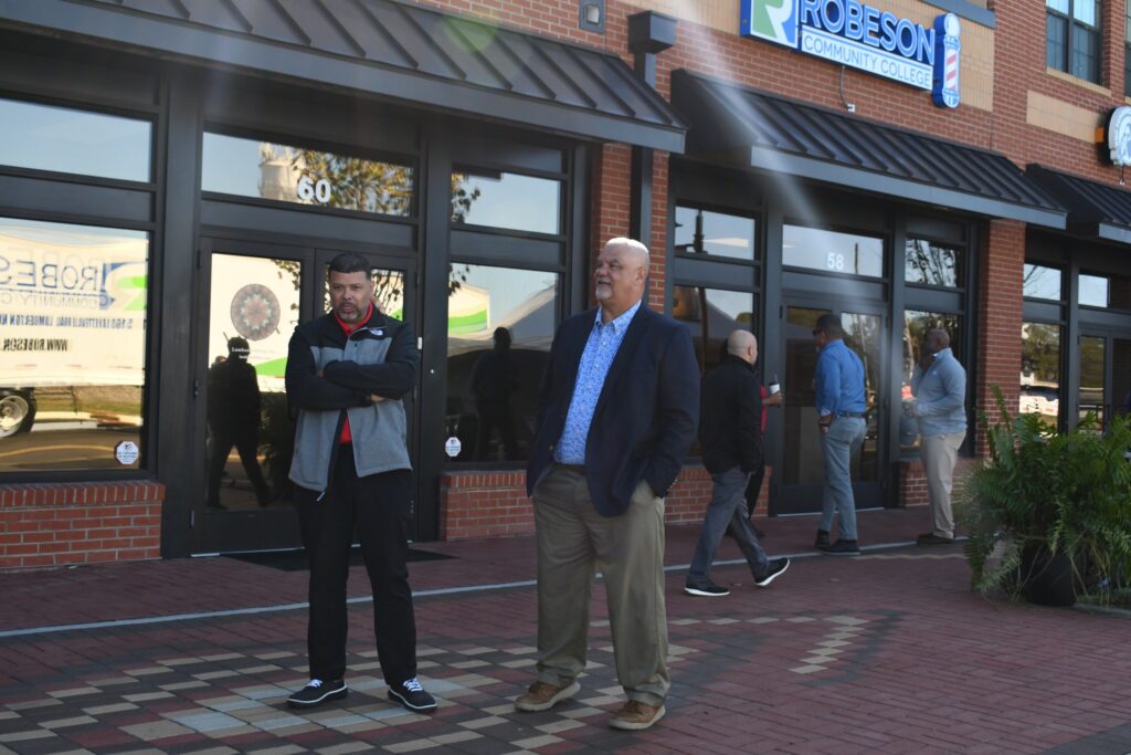 Barbershop & A.S. Thomas Center Ribbon Cutting