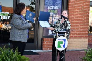Barbershop & A.S. Thomas Center Ribbon Cutting