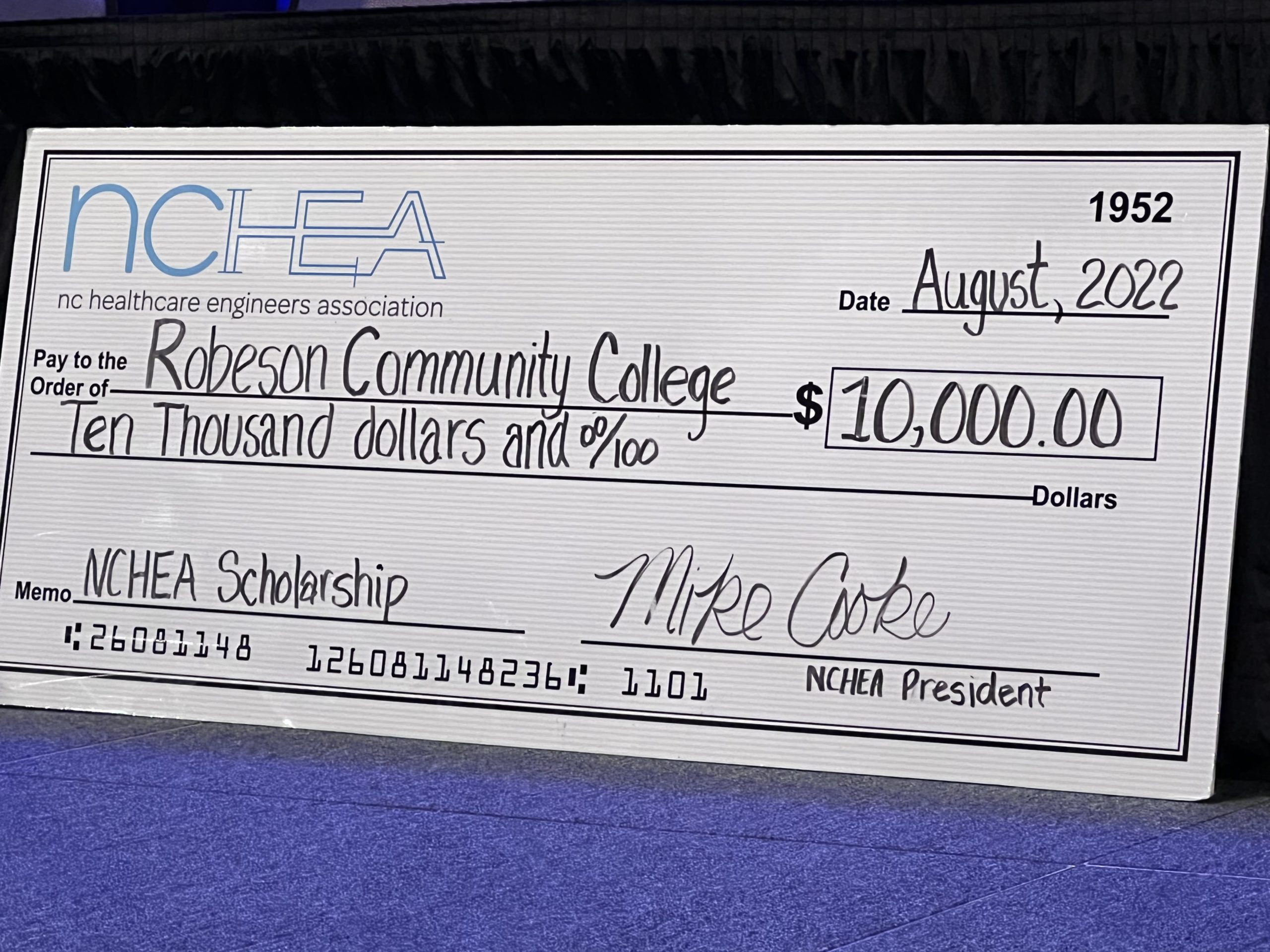 HVAC Scholarship winner