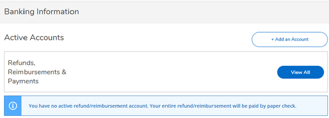 select add an Account
