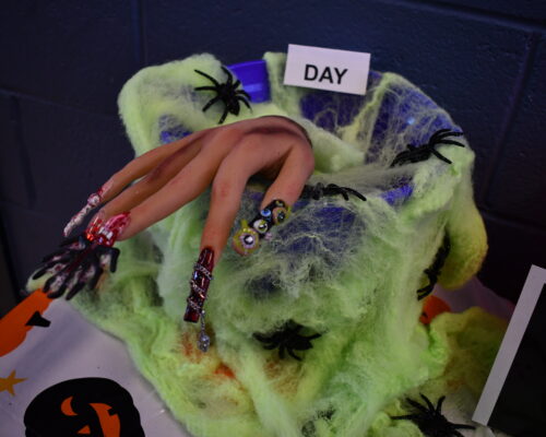 Daytime manicurist class wins Halloween Nail Contest
