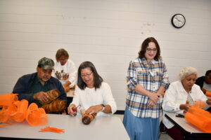 Fall festival at Comtech. Wreath Making.