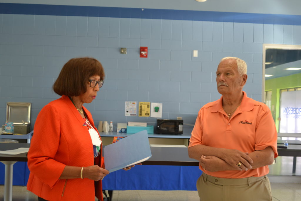 Sammy Cox recognized for service during Board Meeting