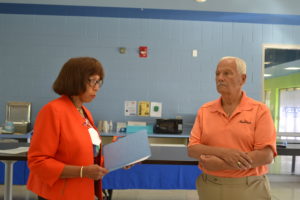Sammy Cox recognized for service during Board Meeting