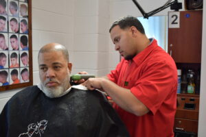 Fall Festival at Comtech. Barber