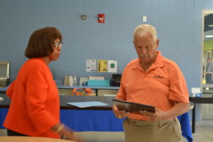 Sammy Cox recognized for service during Board Meeting