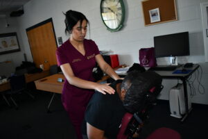 Fall Festival at Comtech. Massage Therapy.
