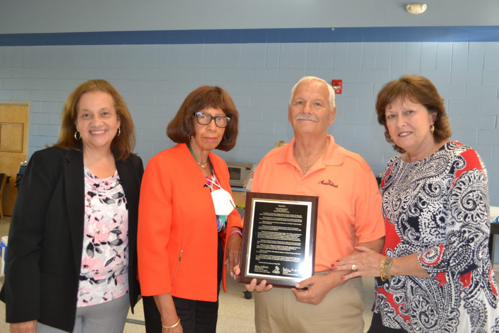Sammy Cox recognized for service during Board Meeting