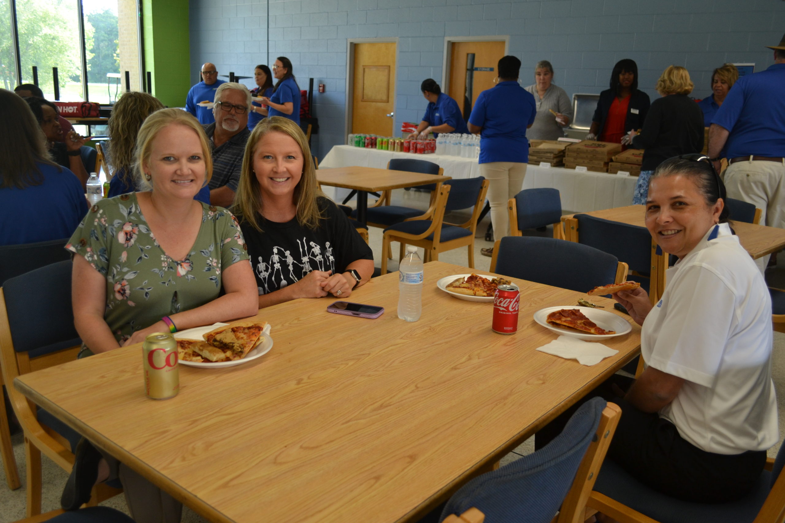 Pizza Party for 100% participation in giving