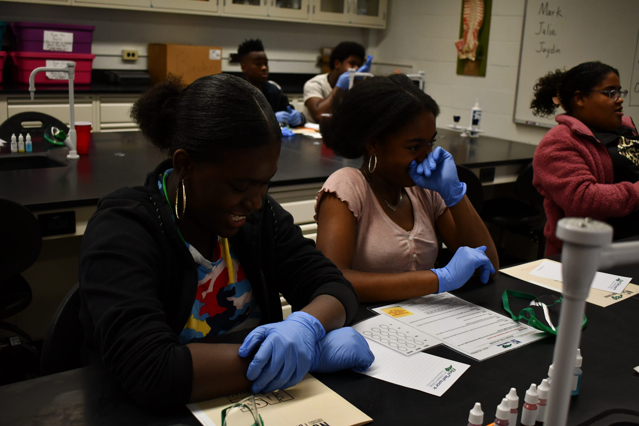 Littlefield Middle School takes part in Bionetwork Photos