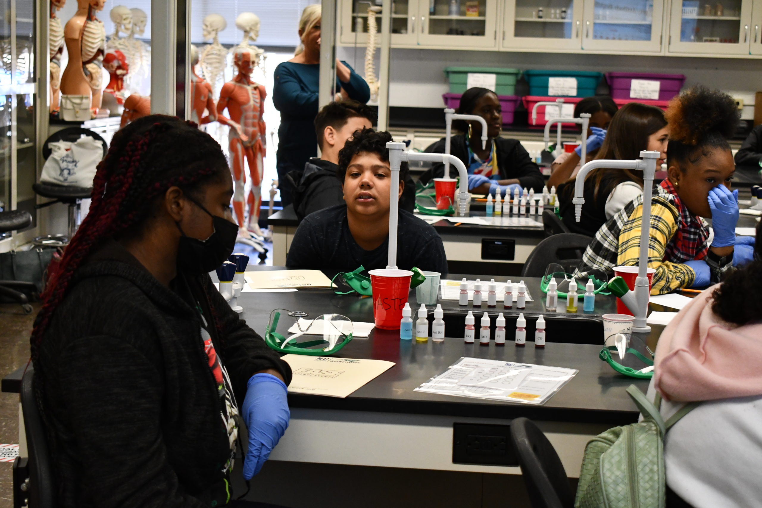 Littlefield Middle School takes part in Bionetwork Photos