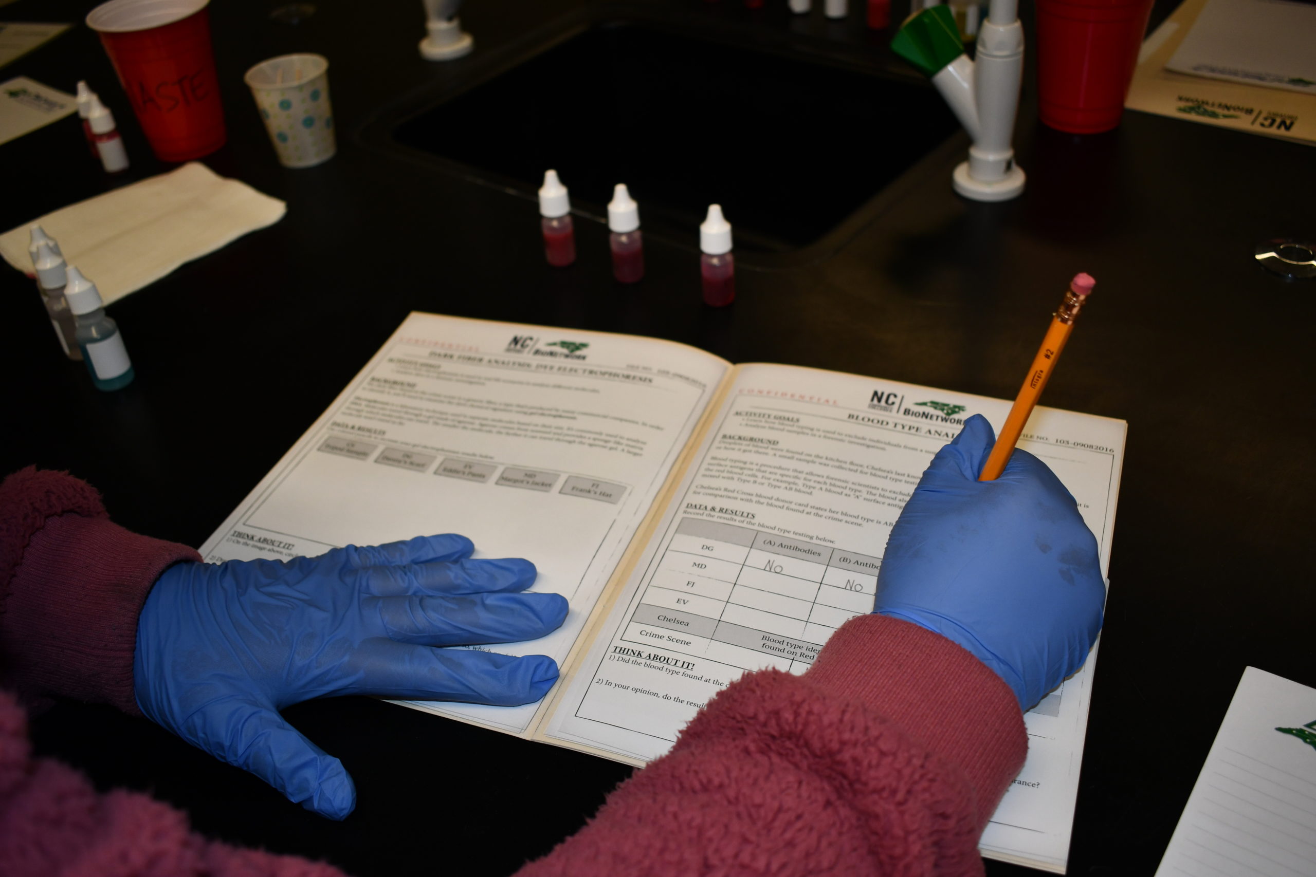 Littlefield Middle School takes part in Bionetwork Photos
