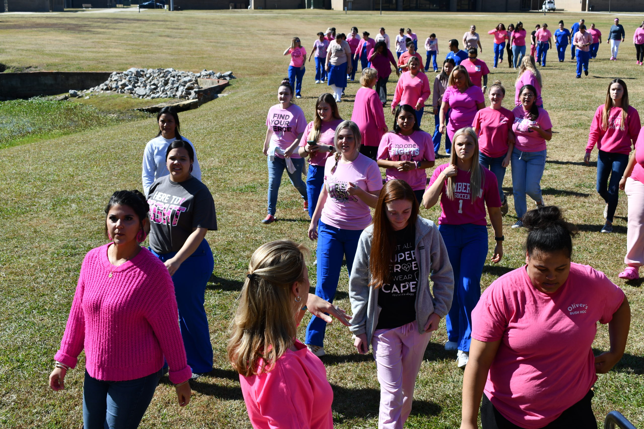Nursing Student in Pink for Breast Cancer Awareness Month