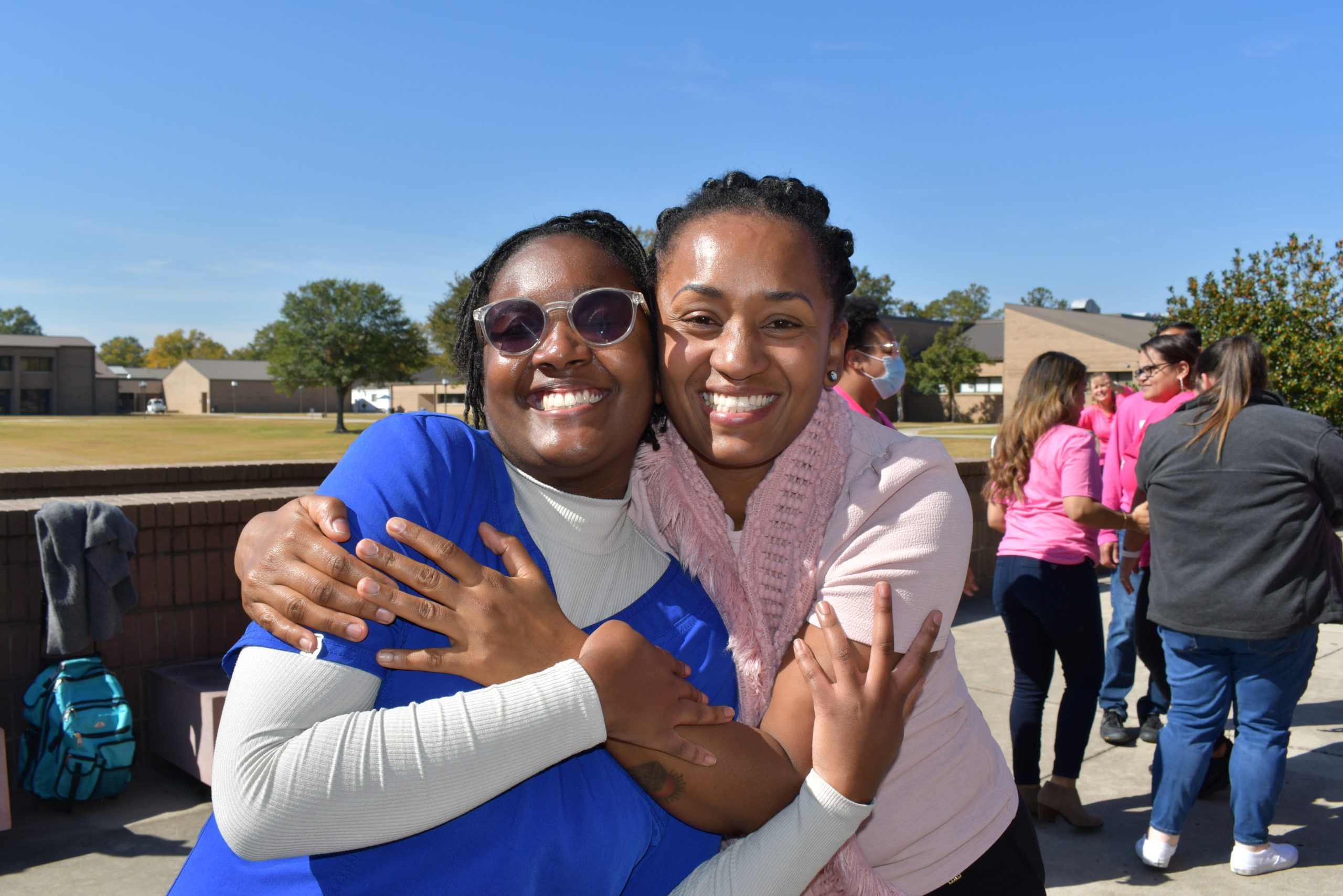 Nursing Student in Pink for Breast Cancer Awareness Month