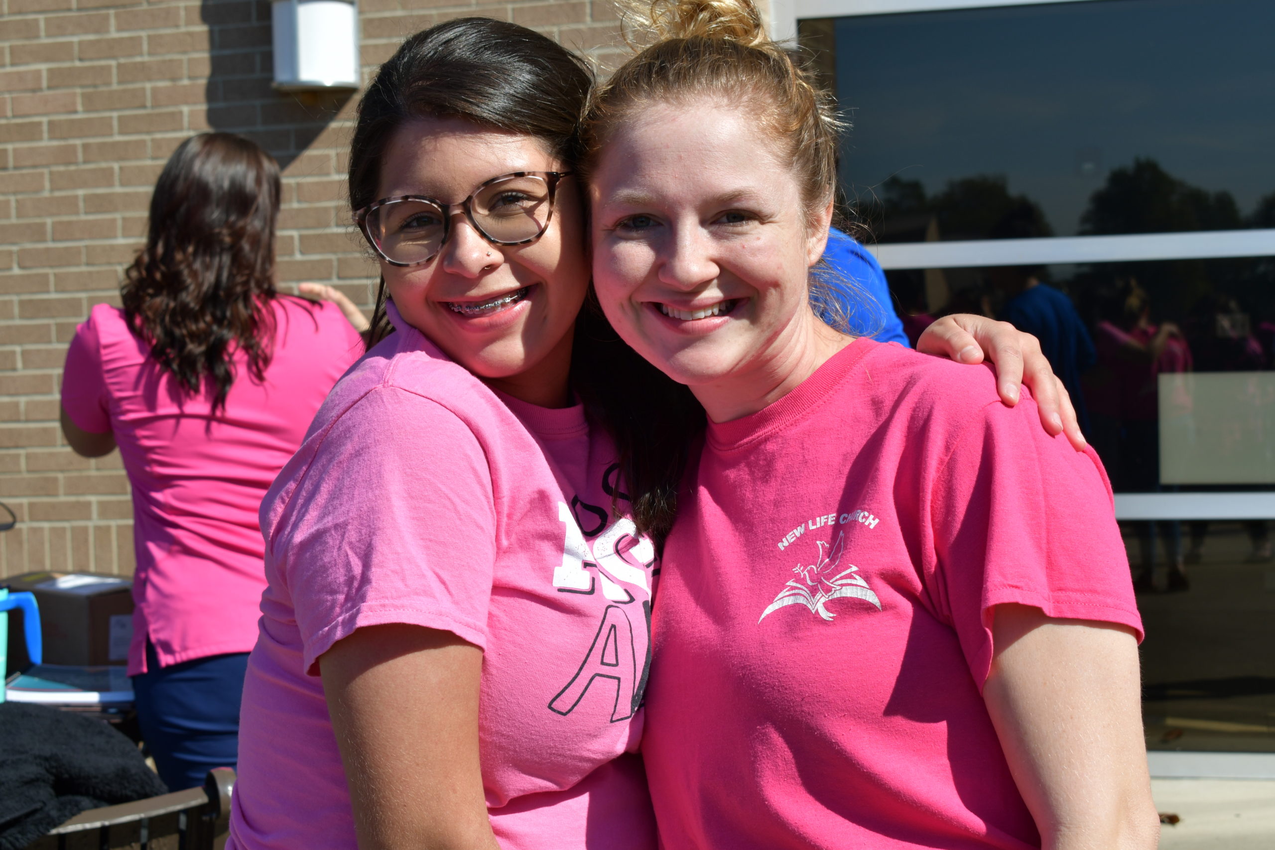 Nursing Student in Pink for Breast Cancer Awareness Month
