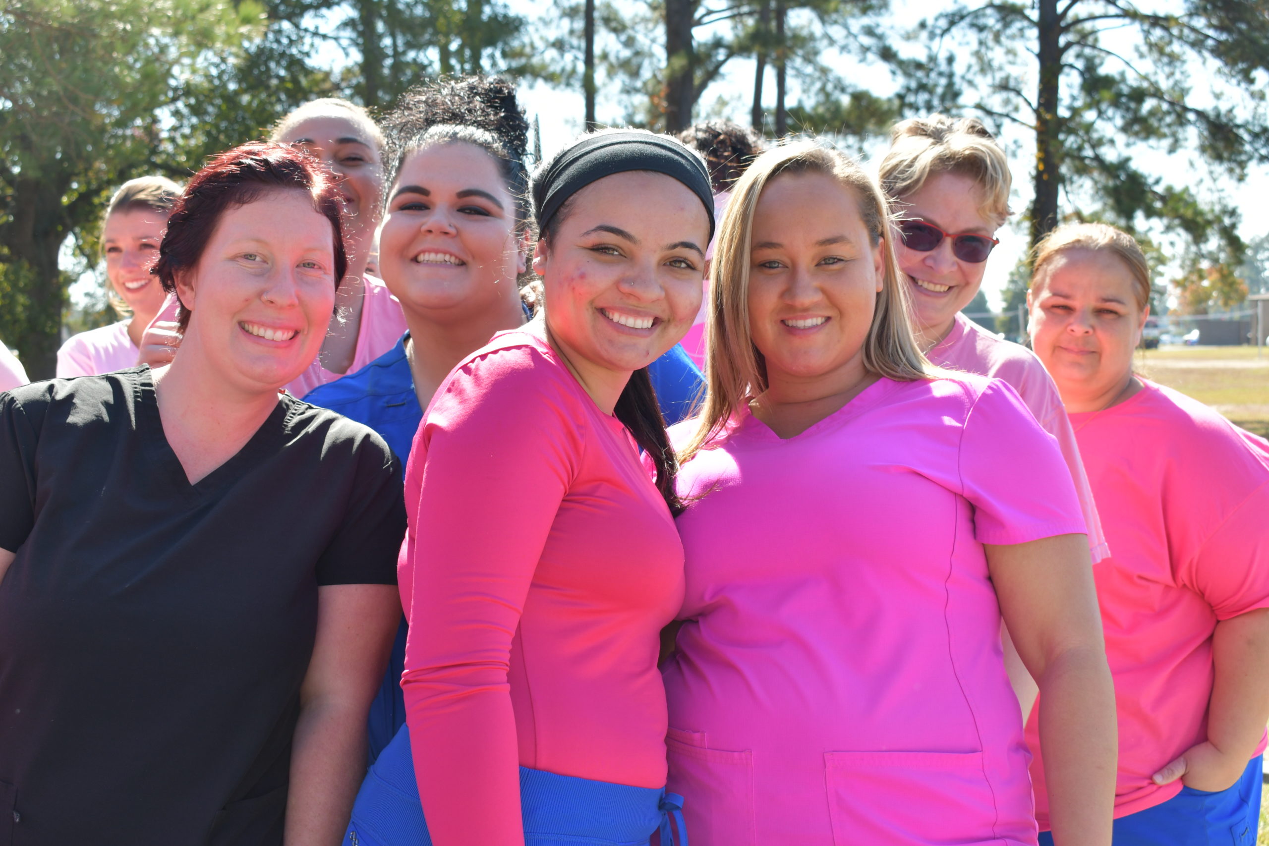 Nursing Student in Pink for Breast Cancer Awareness Month