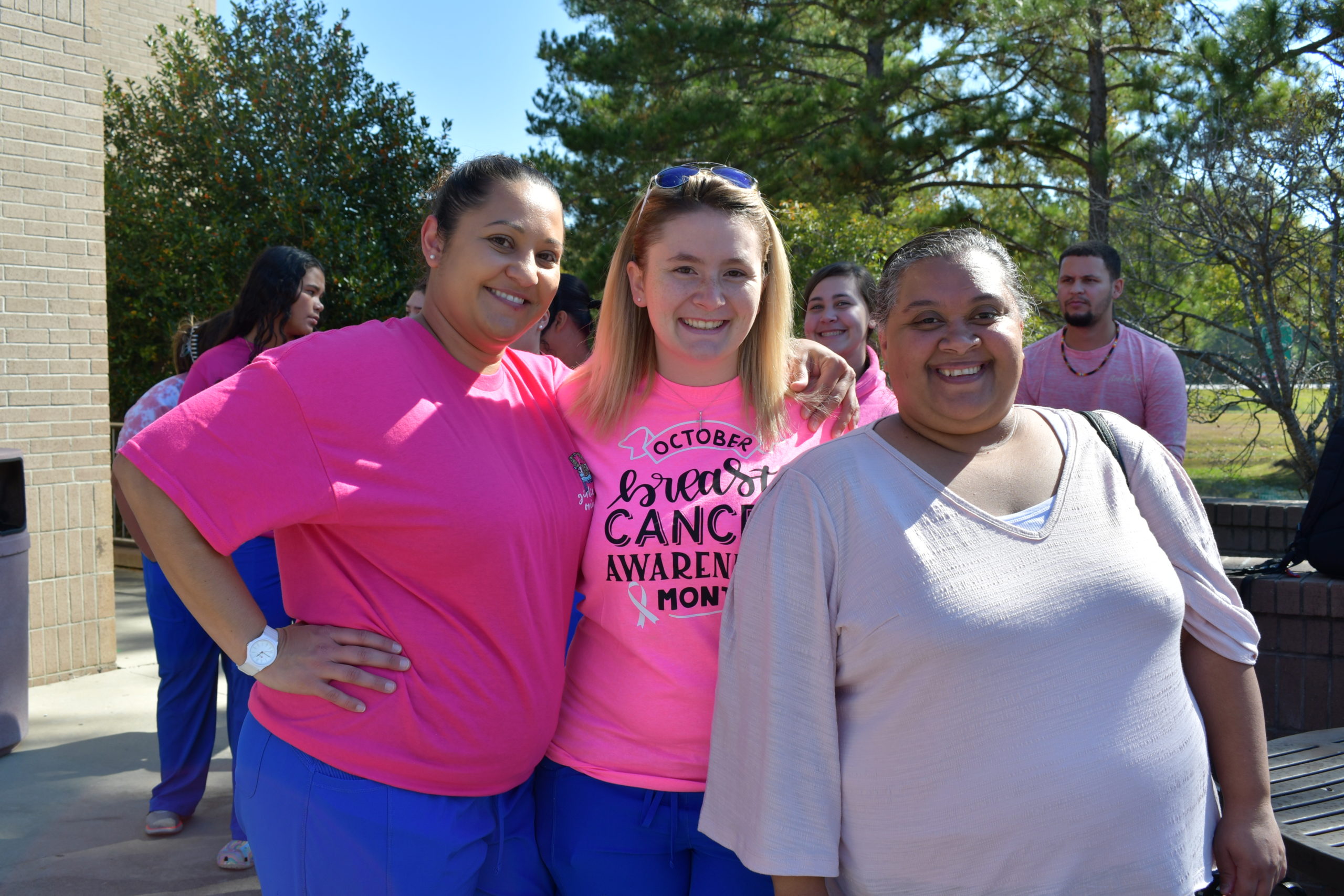 Nursing Student in Pink for Breast Cancer Awareness Month