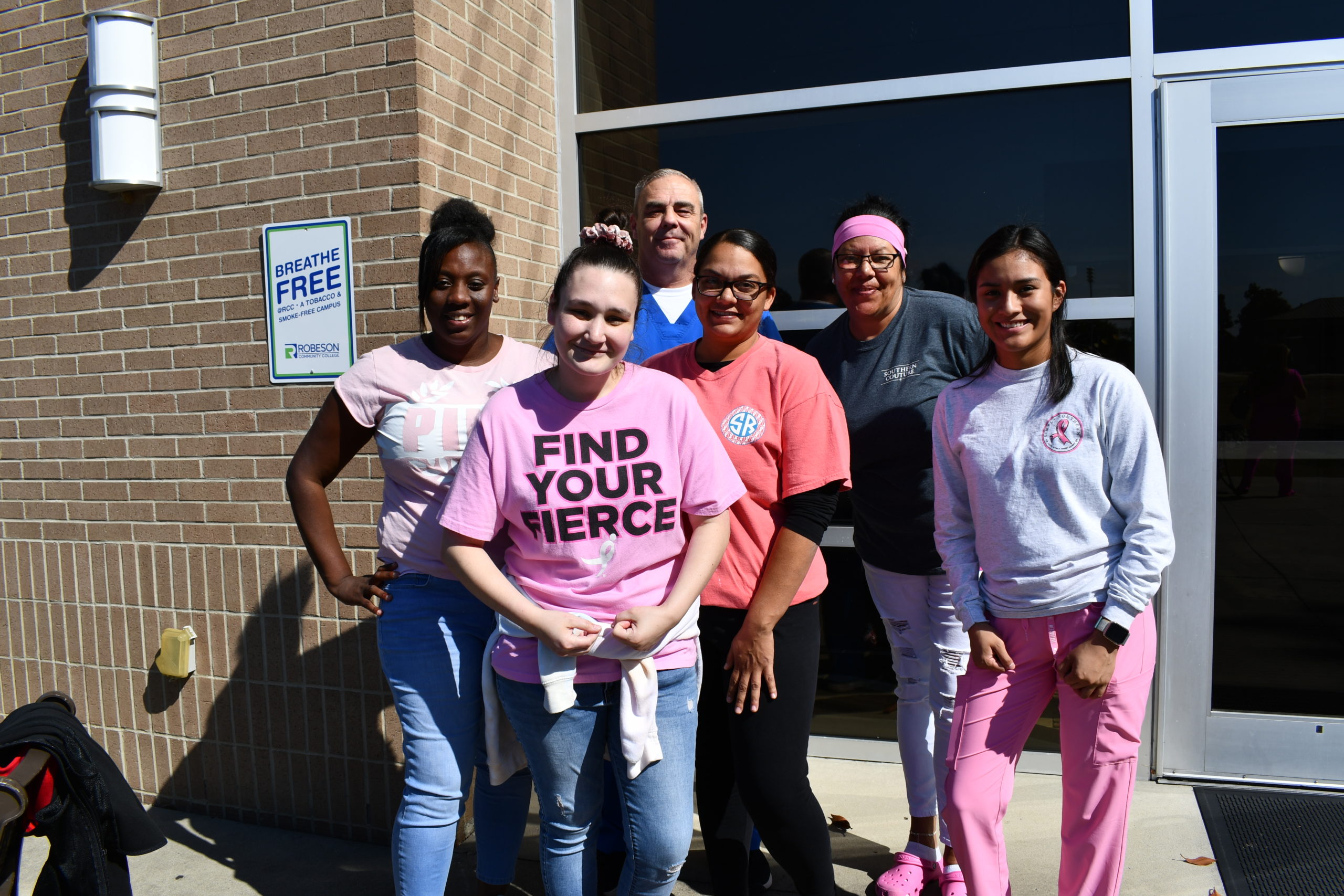 Nursing Student in Pink for Breast Cancer Awareness Month
