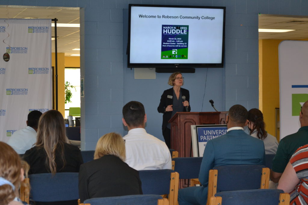 Photo from Huddle for College Transfer Event