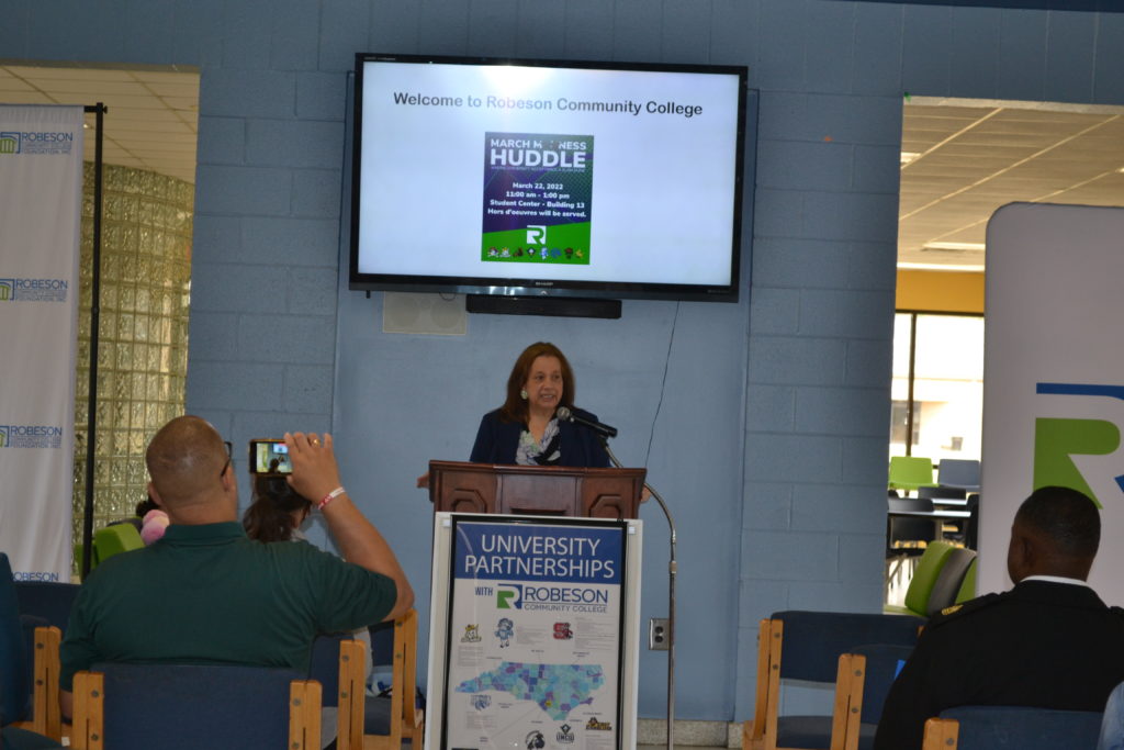 Photo from Huddle for College Transfer Event