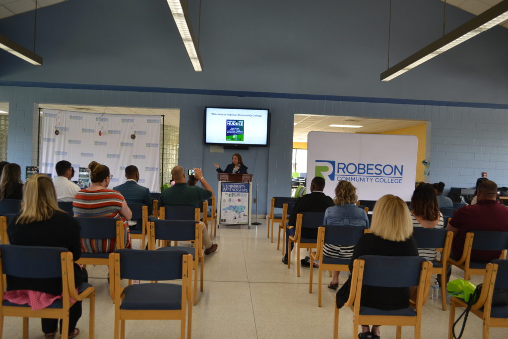 Photo from Huddle for College Transfer Event
