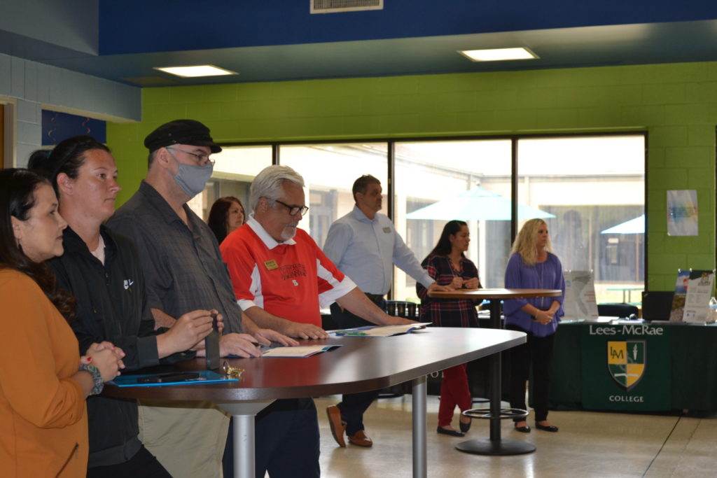 Photo from Huddle for College Transfer Event