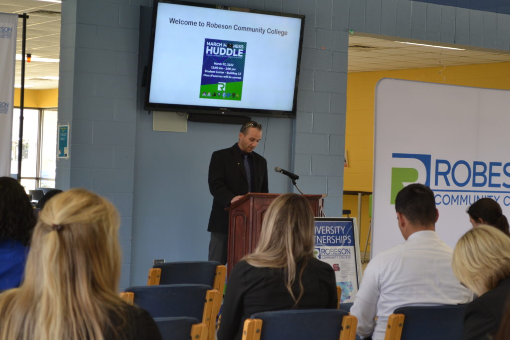 Photo from Huddle for College Transfer Event