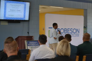 Photo from Huddle for College Transfer Event