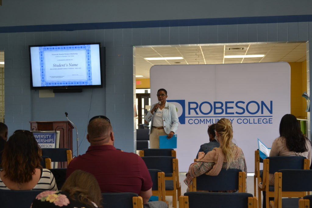 Photo from Huddle for College Transfer Event