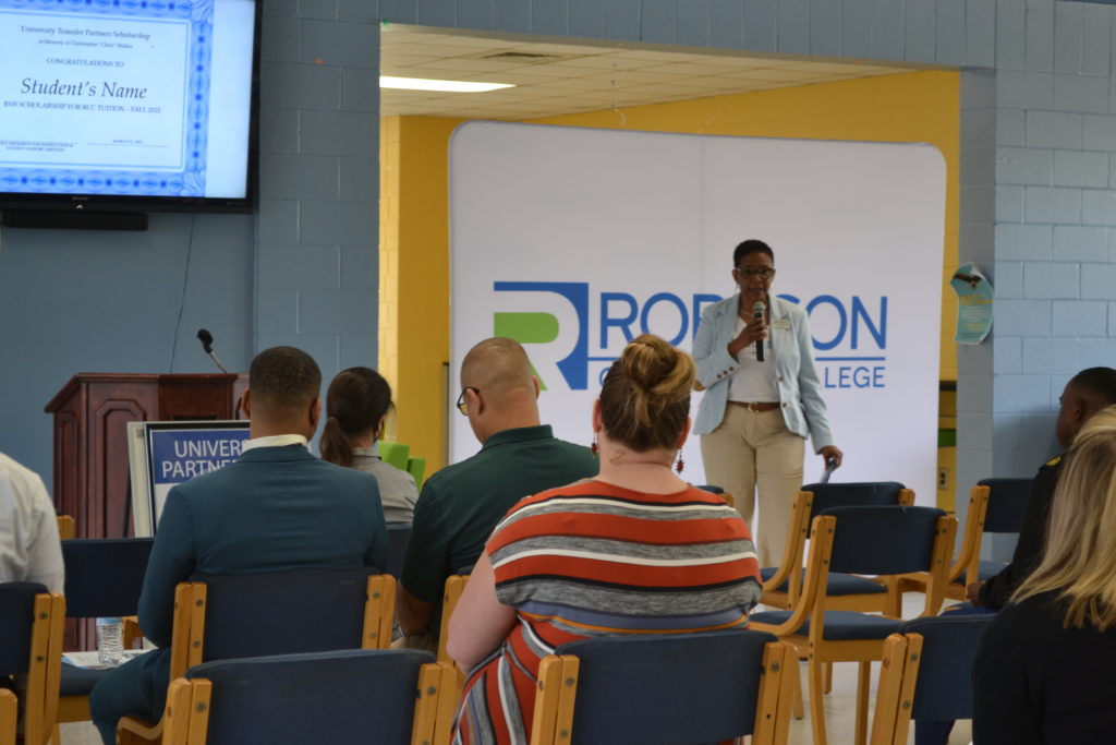 Photo from Huddle for College Transfer Event
