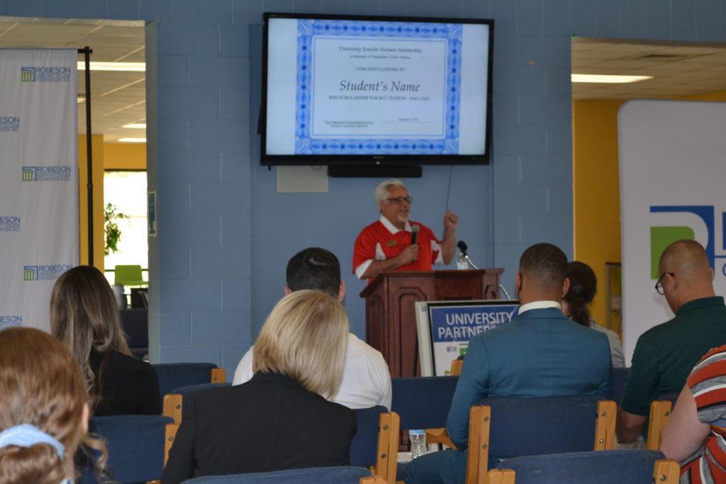 Photo from Huddle for College Transfer Event