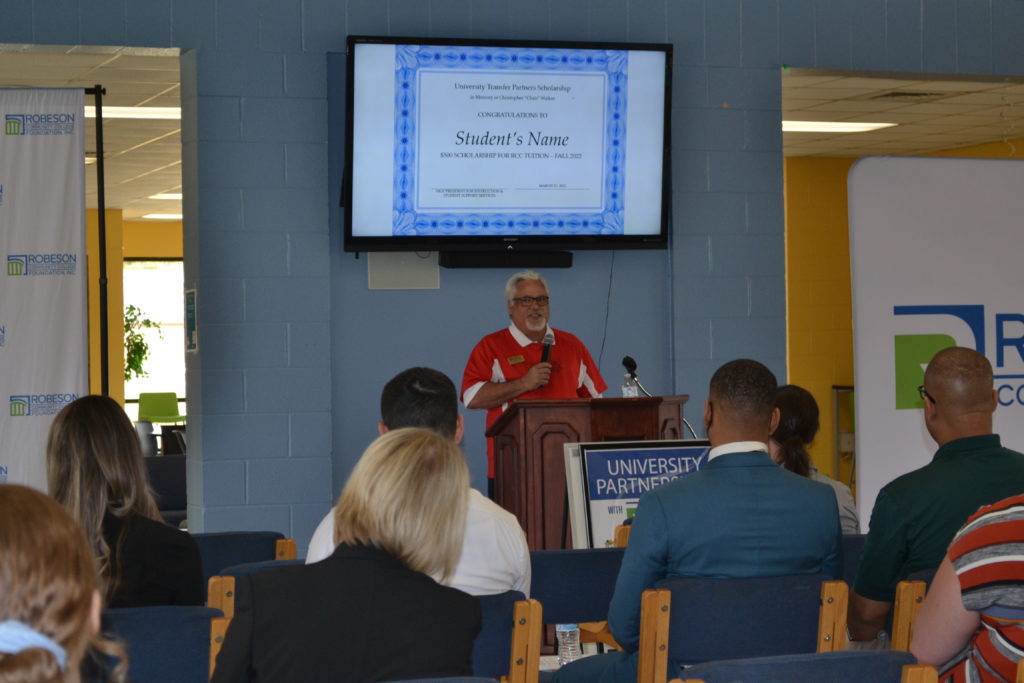 Photo from Huddle for College Transfer Event