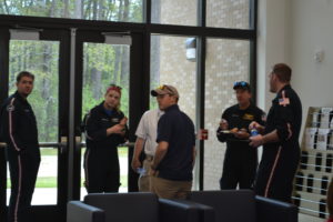 Photos of Air Life Helicopter flight crew during EMS Ribbon Cutting