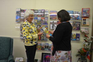 Photos from check presentation at Lumberton Visitor's Bureau