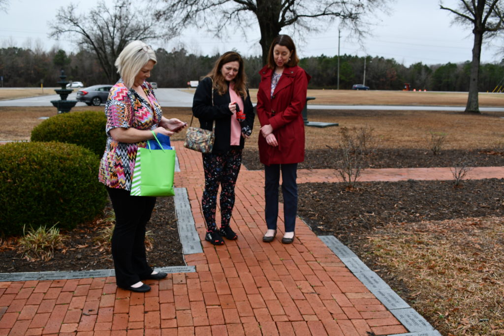 Outdoor Gathering at Chris Walker's Private Memorial in RCC Rose Garde