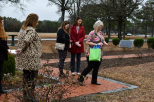 Outdoor Gathering at Chris Walker's Private Memorial in RCC Rose Garde