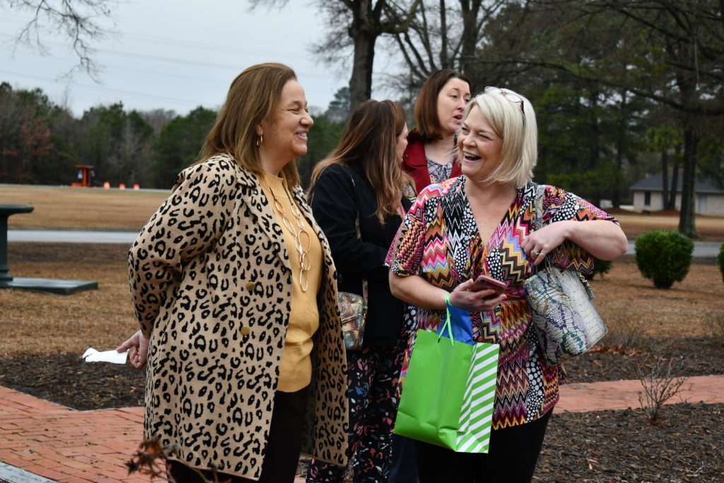 Outdoor Gathering at Chris Walker's Private Memorial in RCC Rose Garde