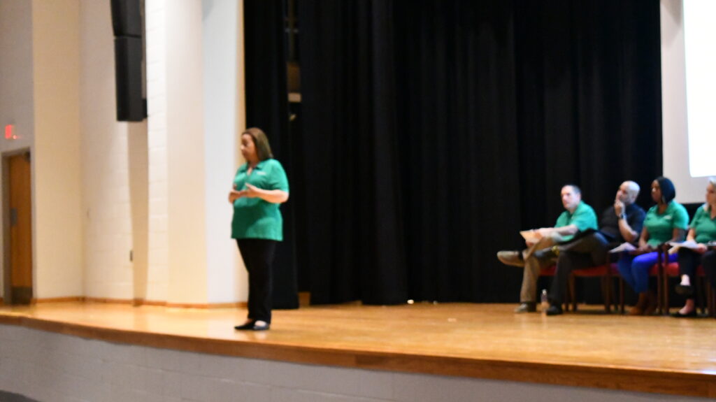 Convocation-2023 auditorium presentation Melissa Singler
