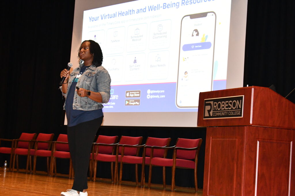 Convocation-2023 auditorium Virtual Health Showcase panel