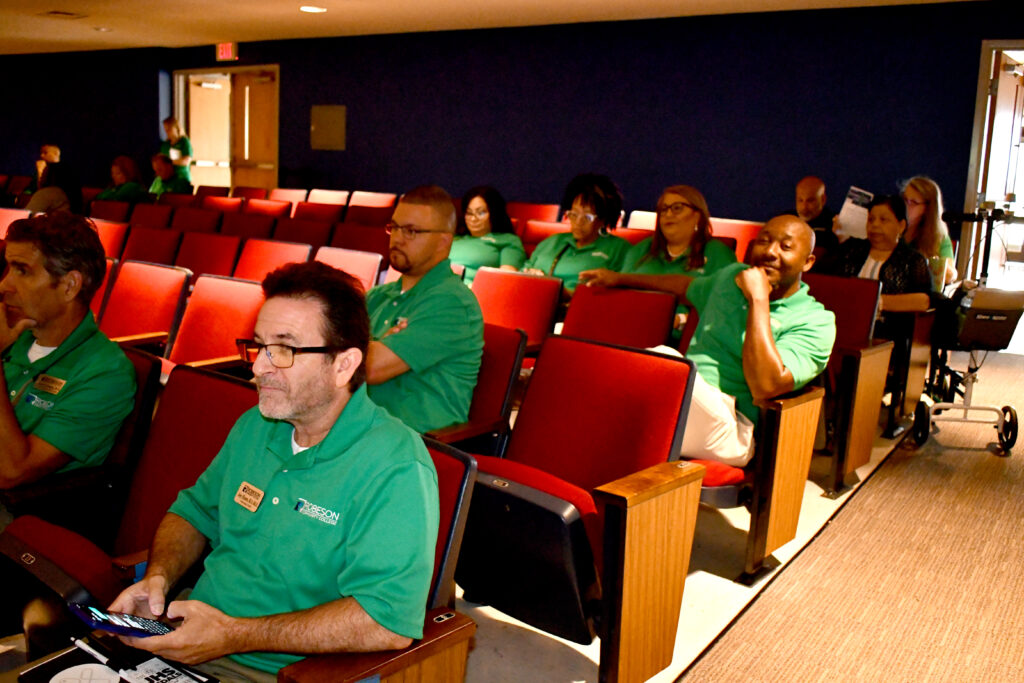 Convocation-2023 auditorium Virtual Health Showcase panel