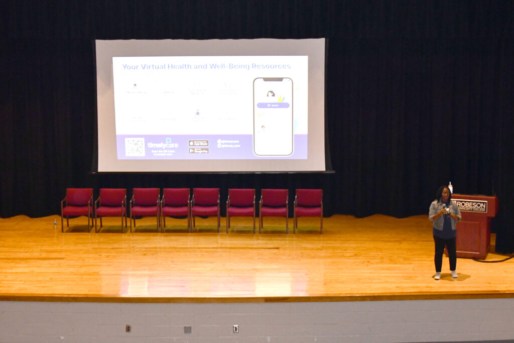 Convocation-2023 auditorium Virtual Health Showcase panel