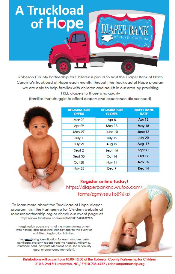 Diaper Bank Full Year Flyer Robeson Community College Robeson