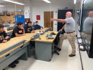 Matthew McKnight Teaching Electrical Class