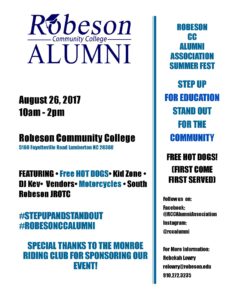 Alumni Homecoming Flyer